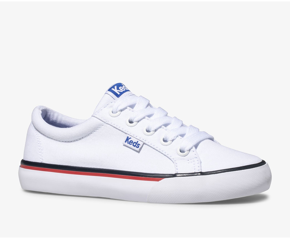 Keds Kids Sneakers White - Jump Kick Canvas - 790ZTIXVN